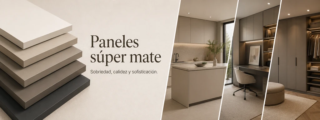 Paneles súper mate
